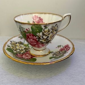 Taylor and Kent Bone China cup and saucer Made in England
